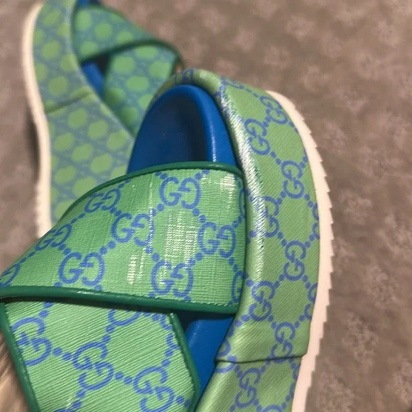 Gucci platform wedge sandals - Picture 5 of 5